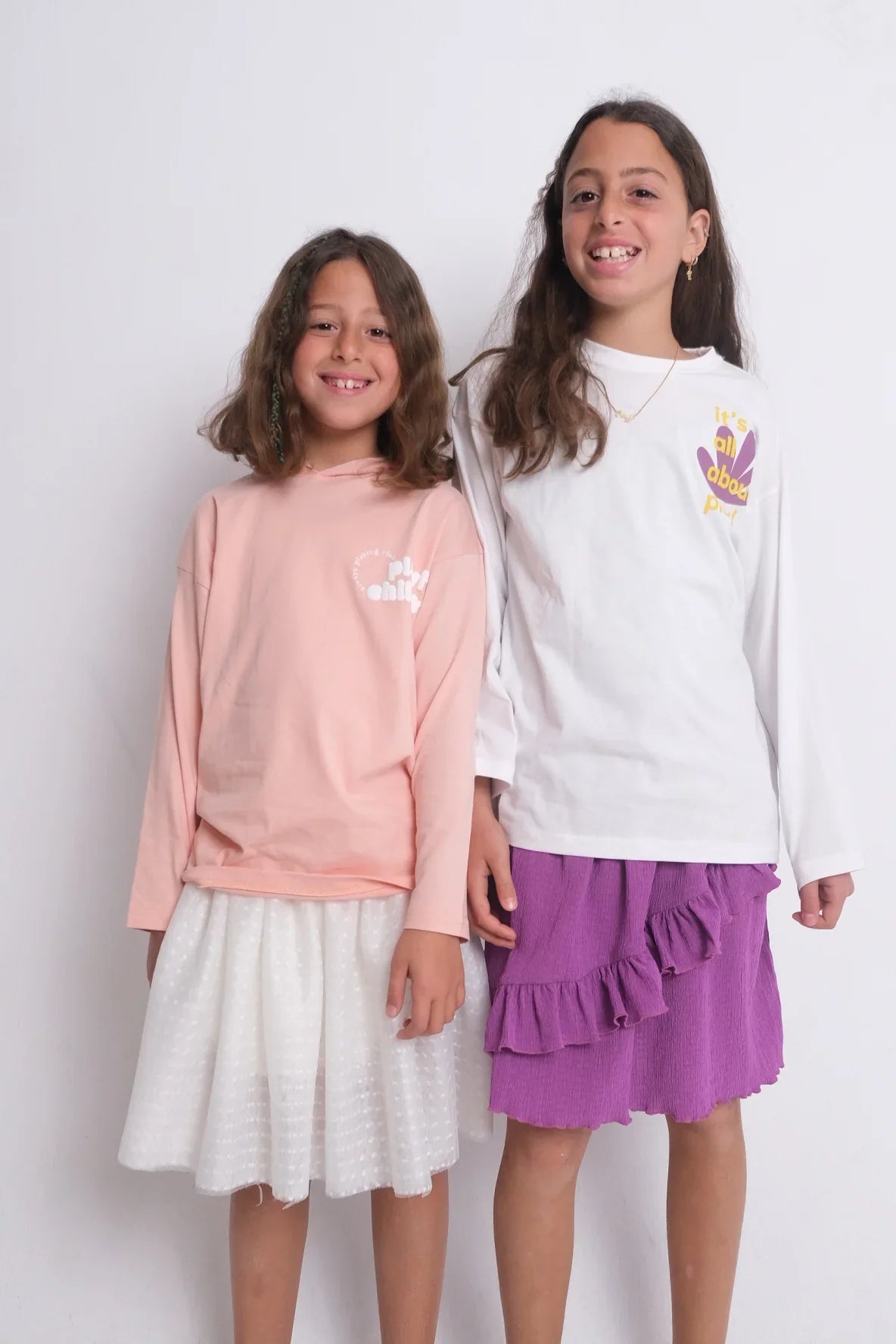 purple ruffled skirt - playmore
