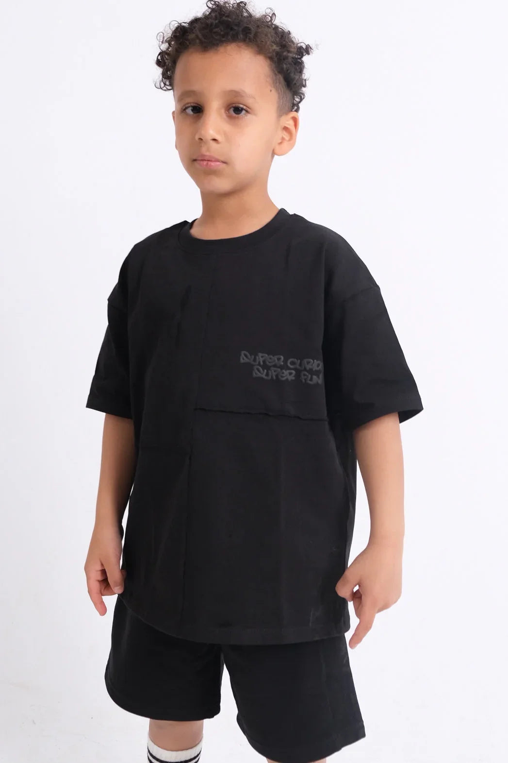 black side zipper shorts - playmore