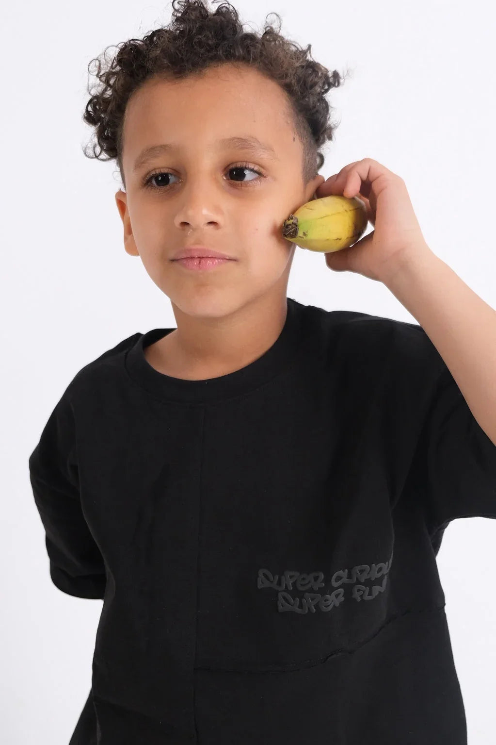"super curious" paneled t-shirt - playmore