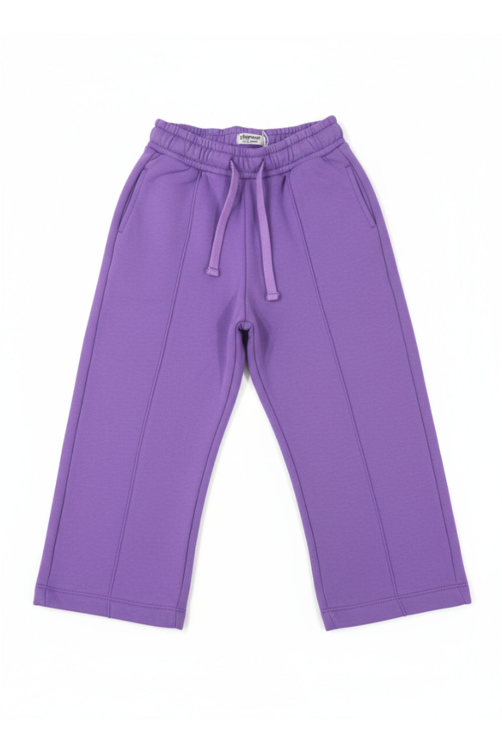 unisex barrel fit fleeced sweatpants – purple