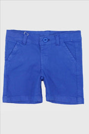 royal blue gabardine shorts - playmore